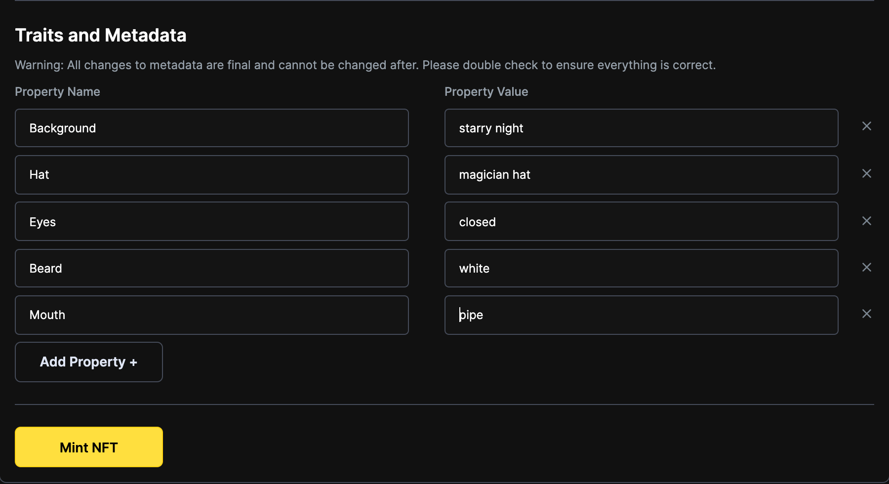 NFT Metadata